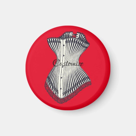 Aimant Haute Couture Corset Thunder_Cove (Devant)