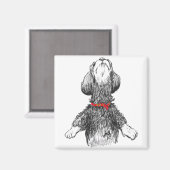 Aimant Havanese Happiness - Dancing pup! (Recto/Verso)