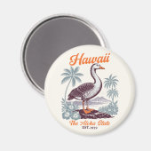 Aimant Hawaii Aloha State Goose Graphic (Recto/Verso)