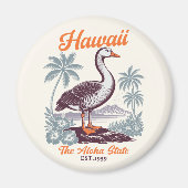 Aimant Hawaii Aloha State Goose Graphic (Devant)
