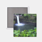 Aimant Hawaii, Big Island, Hilo, Rainbow Falls, Lush (Recto/Verso)