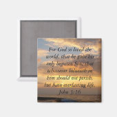 Aimant Hawaii John 3:16 (Recto/Verso)