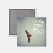 Aimant Hawk Today est le jour (Recto/Verso)