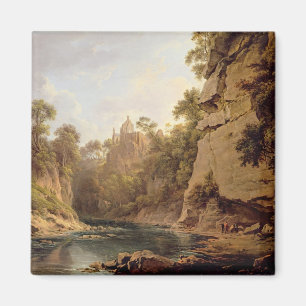 Aimant Hawthornden Castle, près d'Édimbourg, vers 1820-22