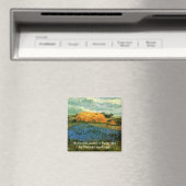 Aimant Haystacks Under a Rainy Sky par Vincent van Gogh (In Situ (Lave-vaisselle))