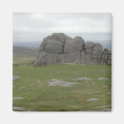 Aimant Haytor. Rochers dans le Devon Angleterre. (Devant)