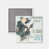 Aimant Hé ! ! J'aimerais être un homme (Recto/Verso)