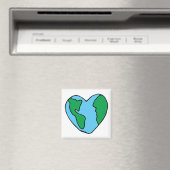 Aimant Heart Art World Ecofriendly Icon Happy Earth Clipa (In Situ (Lave-vaisselle))