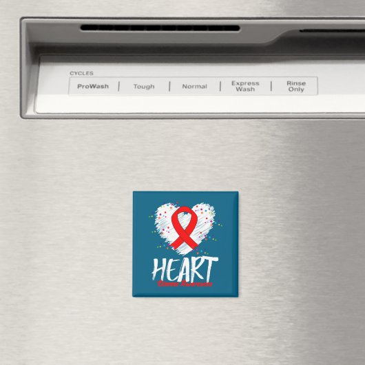 Aimant Heart Disease Awareness  (In Situ (Lave-vaisselle))