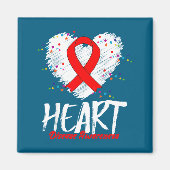 Aimant Heart Disease Awareness  (Devant)