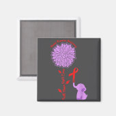 Aimant Heart Disease Awareness Faith Hope Fight Love Card (Recto/Verso)