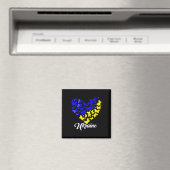 Aimant Heart Heart Ukraine Shirt Butterfly I Stand With U (In Situ (Lave-vaisselle))