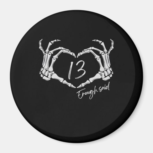 Aimant Heart Skeleton Main Classic (Devant)