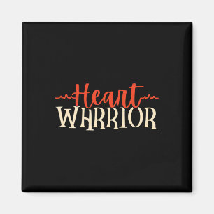 Aimant Heart Warrior - Coeur de sensibilisation Coeur Hea