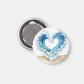 Aimant Heart Wave Stickers | Ocean Love Sticker Sheet (Recto/Verso)