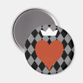 Aimant Heart with Crown (Recto/Verso)