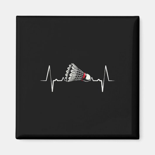 Aimant Heartbeat Ecg Shuttle Badminton Player Shuttle (Devant)