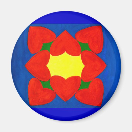 Aimant Hearts Mandala of Love (Devant)