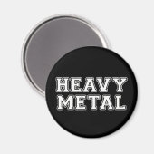 Aimant Heavy metal (Recto/Verso)
