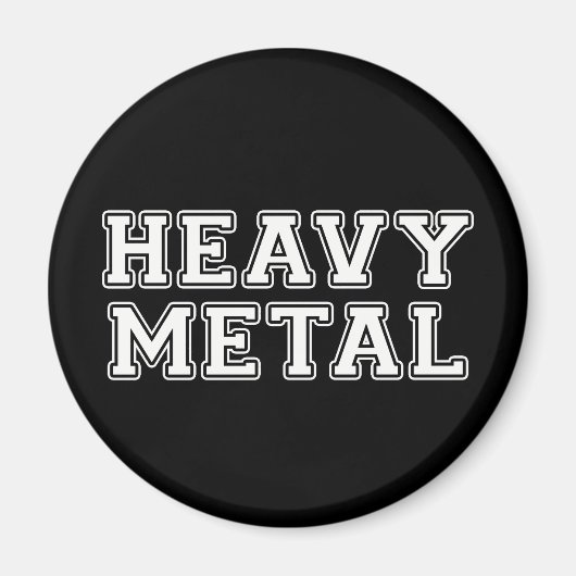 Aimant Heavy metal (Devant)