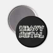 Aimant Heavy metal (Recto/Verso)