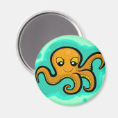 Aimant Heba le personnage de la pieuvre (Recto/Verso)