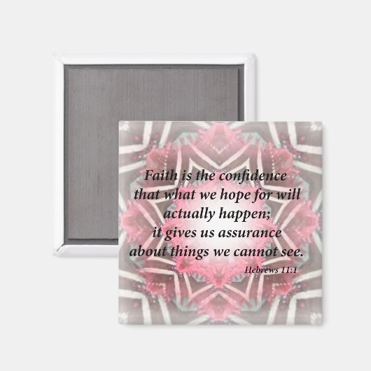 Aimant Hébreux 11:1 (Recto/Verso)