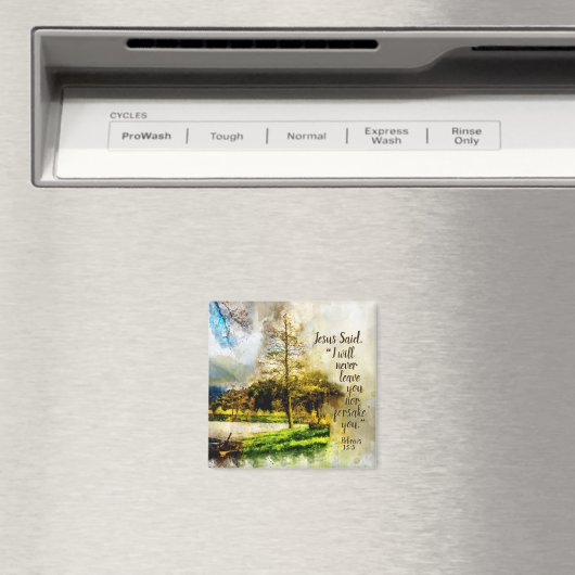 Aimant Hébreux 13:5 Je ne vous quitterai jamais ni ne vou (In Situ (Lave-vaisselle))