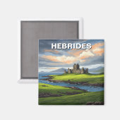 Aimant Hébrides Écosse Travel (Recto/Verso)