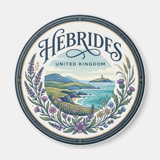 Aimant Hébrides Royaume-Uni (Devant)