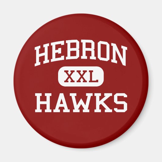 Aimant Hébron - Hawks - Lycée - Hébron Indiana (Devant)