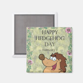 Aimant Hedgehog Day 2 février (Recto/Verso)