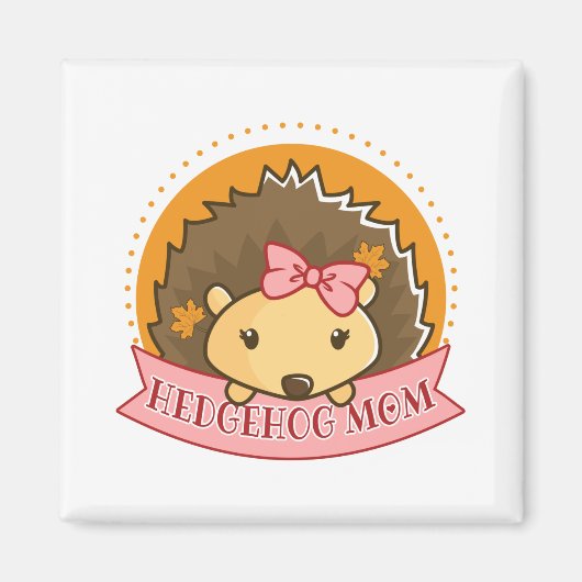 Aimant Hedgehog Mom (Devant)