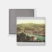 Aimant Heidelberg, vue du Philosophenweg, Baden, G (Recto/Verso)