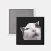 Aimant Hein ! Mème de chat (Recto/Verso)