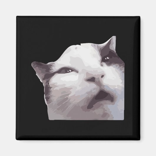 Aimant Hein ! Mème de chat (Devant)