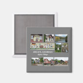 Aimant Helen. Géorgie (Recto/Verso)