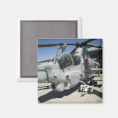 Aimant Hélicoptère d'attaque AH-1Z Super Cobra (Recto/Verso)