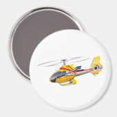 Aimant Hélicoptère de dessin (Recto/Verso)