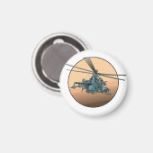 Aimant Hélicoptère de dessin (Recto/Verso)