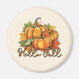 Aimant Hello Fall - Cosy Citrouille Patch