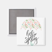 Aimant Hello Spring (Recto/Verso)