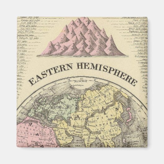 Aimant Hémisphère oriental 13 (Devant)