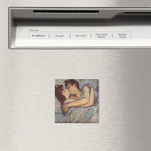 Aimant Henri De Toulouse Lautrec - En Lit Le Baiser (In Situ (Lave-vaisselle))