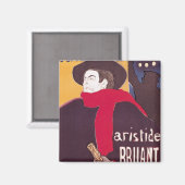 Aimant Henri de Toulouse-Lautrec | Publicité d'affiche Ar (Recto/Verso)