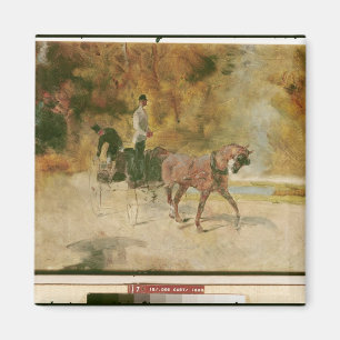 Aimant Henri De Toulouse-Lautrec un dog-cart