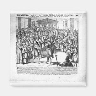 Aimant Henri IV guérissant les victimes de la scrofule