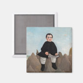 Aimant Henri Rousseau - Garçon sur les rochers (Recto/Verso)