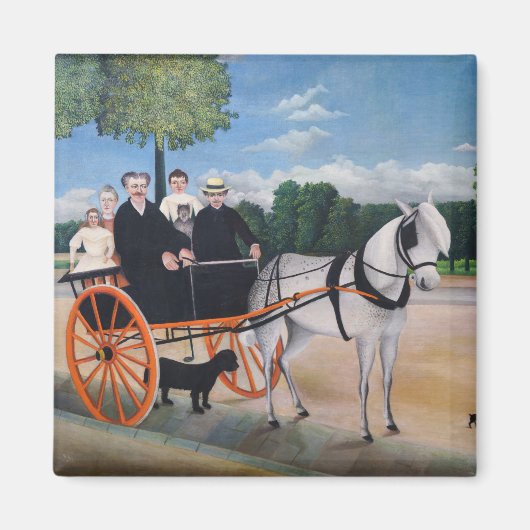 Aimant Henri Rousseau - La Carriole du pere Junier (Devant)