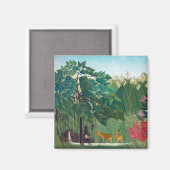 Aimant Henri Rousseau - La cascade (Recto/Verso)